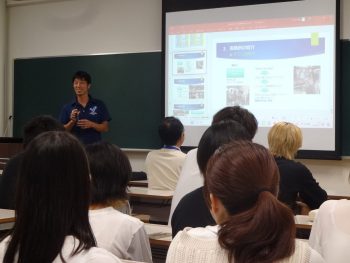 担当教員からすでに始まっているPBL活動の事例を聞く